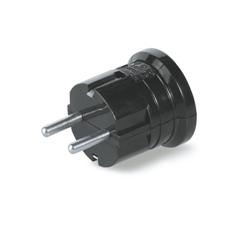 ENCHUFE MACHO SCHUKO 2P+T 16A 220- 250V AC NEGRO - Vipac: Productos ...